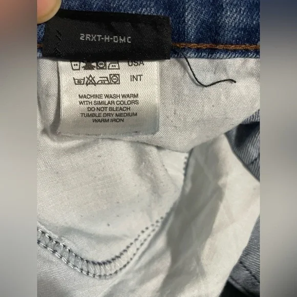 Vintage Harley Davidson High Rise Straight Leg Boot Cut Jeans Size 8 P - Picture 11 of 11